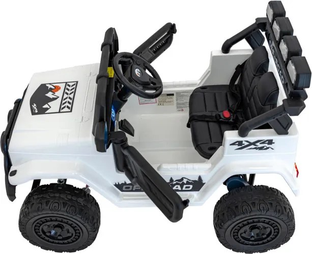 Elektrické autíčko Off-Road CLIMBER biele