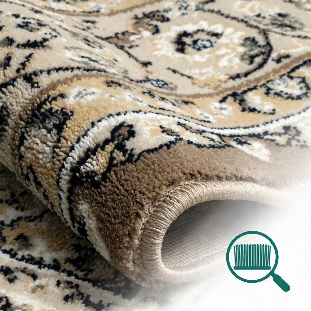 Angel Carpet, Kusový koberec Sultan 42 Beige, 160x230, béžová, kancelária