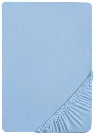 Biberna Napínacia džersejová plachta (140 – 160 x 200 cm, ľadová modrá)  (100227068)