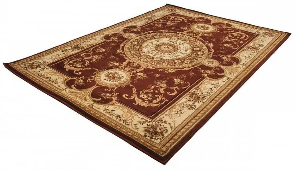 Kusový koberec klasický vzor 3 hnedý . 120x170cm