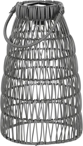 Set dvoch solárnych lampášov sivý PLA102 GREY (2 ks)
