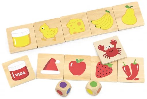 Sada na učenie farieb Viga 44505 Puzzle