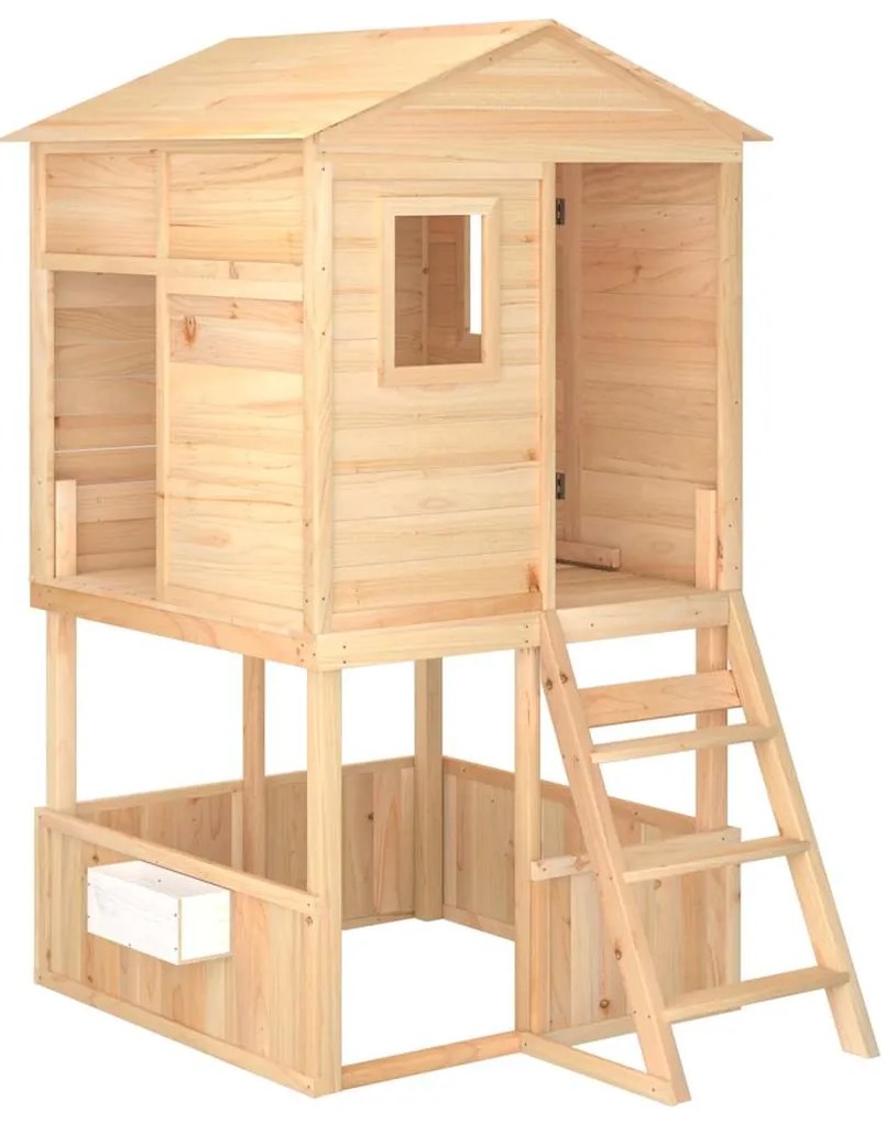 Vonkajšia súprava na hranie masívna jedľa