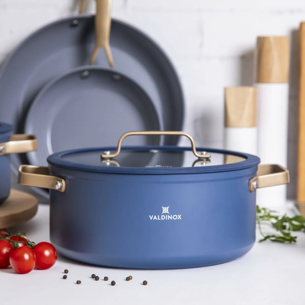 Valdinox Kastról s pokrievkou Giovanni 24 cm, 5,0l, 5 l