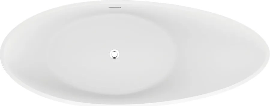 Polimat Akrylátová voľne stojaca vaňa Zoe 180x80 POLIMAT-Rozmery: 180x80, POLIMAT-Farba vane: Biela / biela lesk