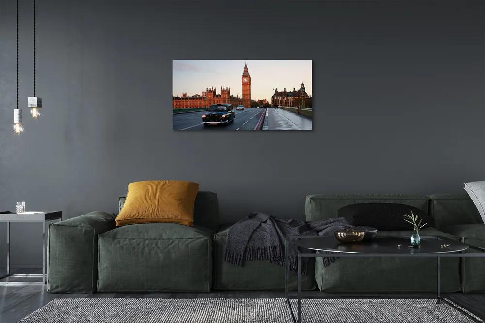 Obraz canvas Sky mestské autá ulice 120x60 cm