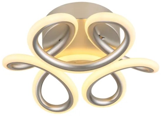 Globo 67386-24S - LED stropné svietidlo MELISAND 24W/230V pr. 26 cm matný chróm