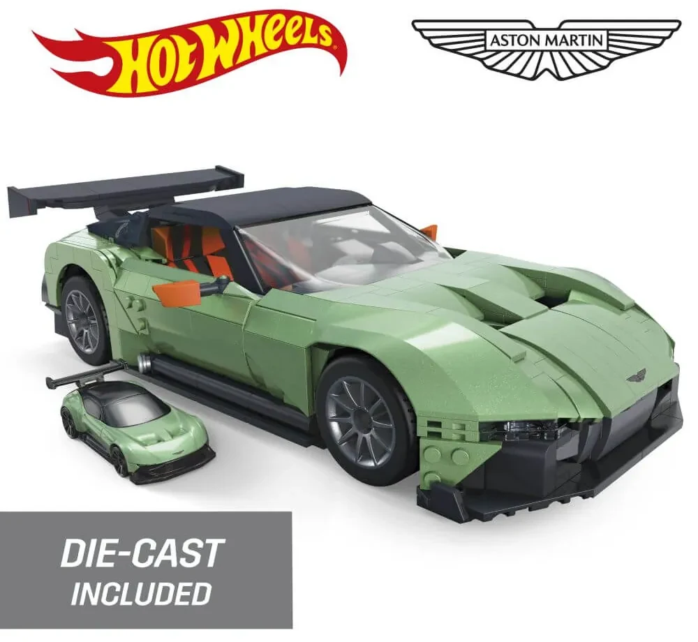 MEGA CONSTRUX HOT WHEELS ZBERATEĽSKÝ ASTON MARTIN VULCAN
