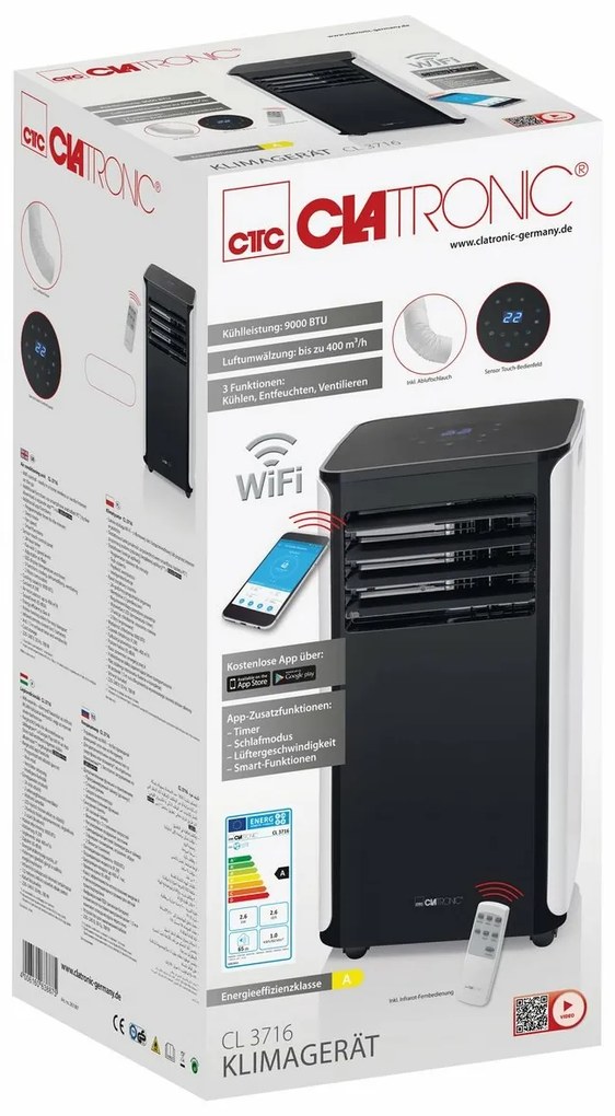 Clatronic CL 3716 Wi-Fi klimatizácia