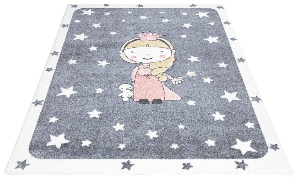 Dekorstudio Vzorovaný detský koberec ANIME - princezná 893 Rozmer koberca: 190x280cm