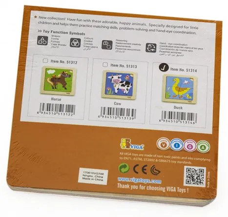 Puzzle na podložke Viga 51314 kačka