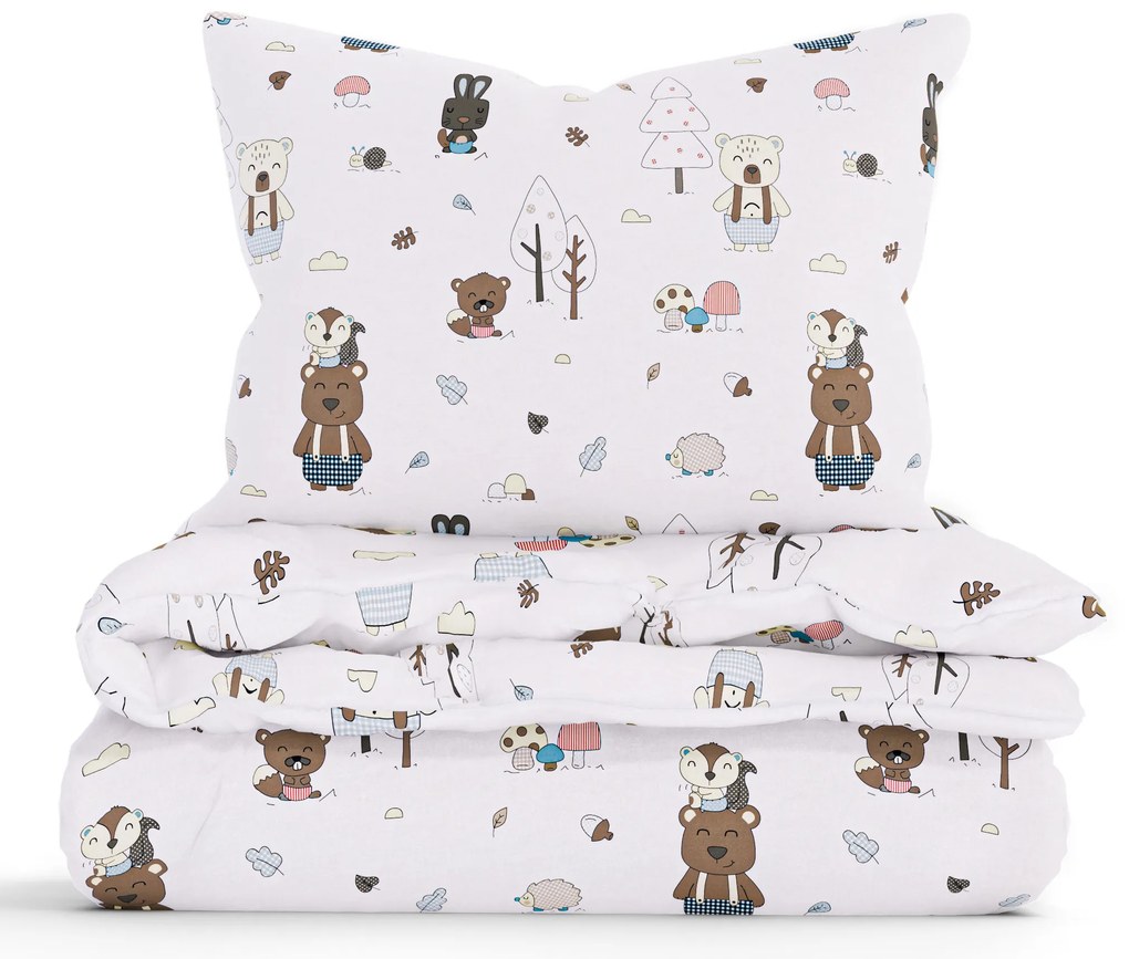 Francúzske bavlnené obliečky Renforcé - Forest