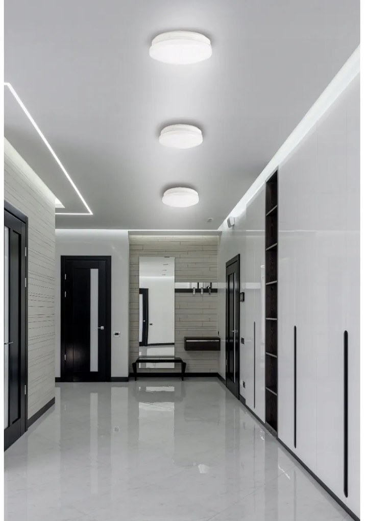 BERGE Prisadený LED stropný panel 12W 860lm okrúhly SZ