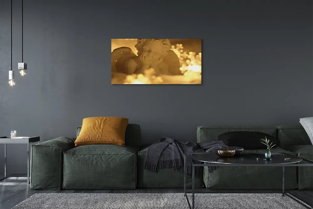 Obraz na plátne Ležiaci anjel svetla 140x70 cm