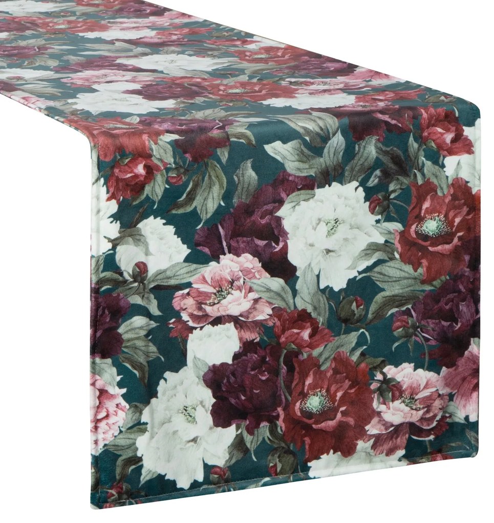 BEHÚŇ NA STÔL VELVET 2 35X180 CM VZOROVANÝ