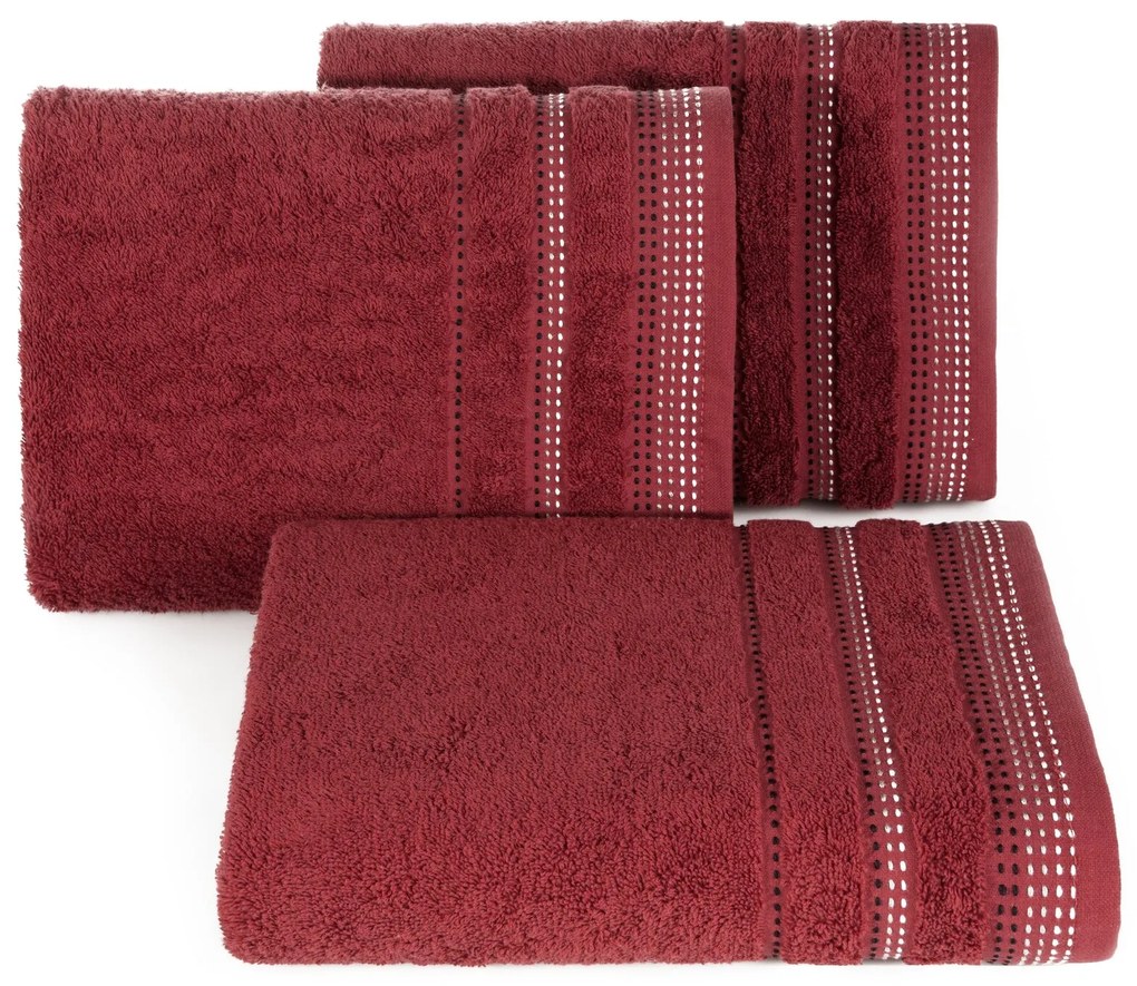 FROTÉ UTERÁK POLA20 70X140 CM BORDOVÁ