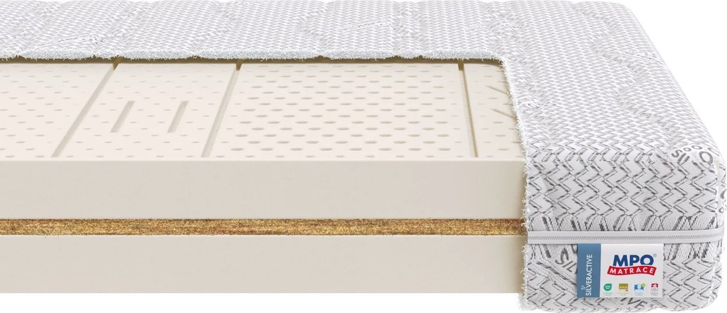 MPO LATEX BIO TREND latexový matrac + agáve Poťah Aloe Vera