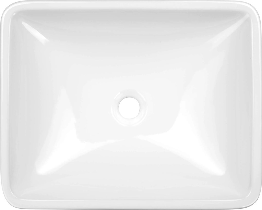Deante Umývadlo na dosku Gardenia 49x39 cm - CDG 6U5S, keramika