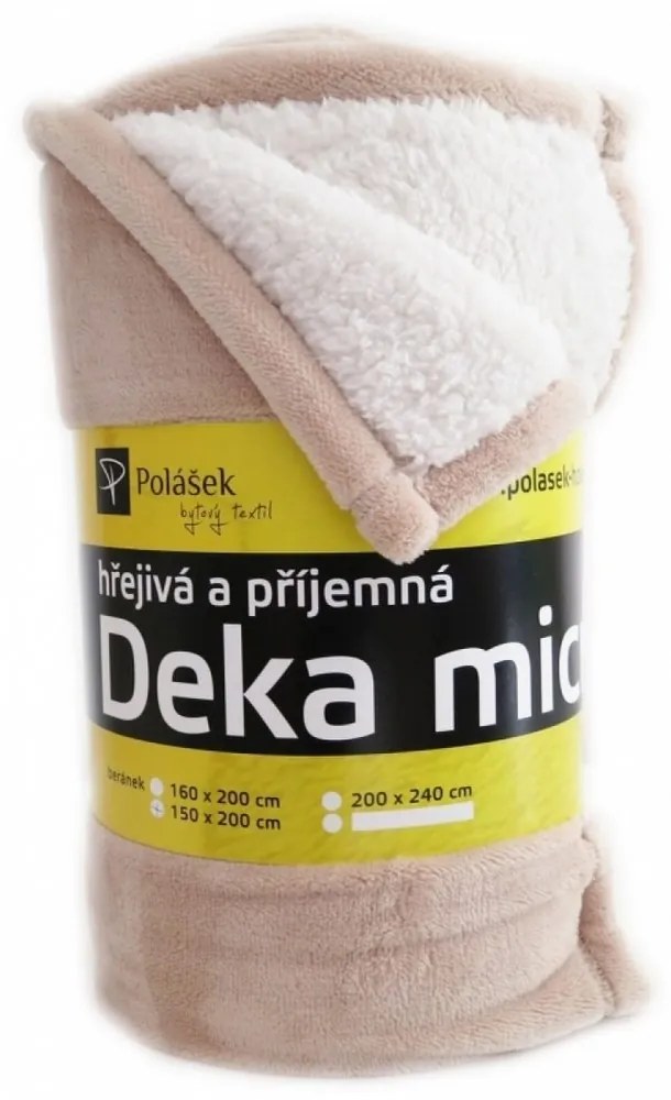 Polášek Deka s barančekom - Šampáň | 150 x 200 cm