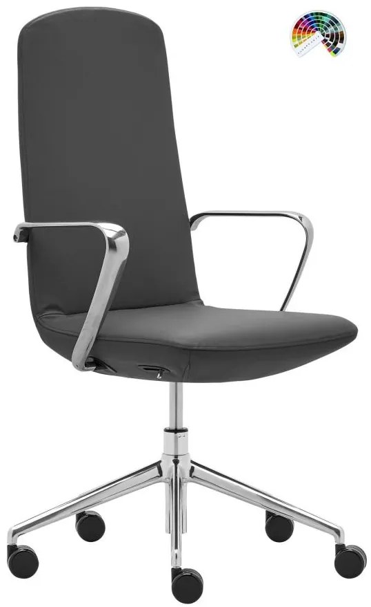 RIM Dizajnové kancelárske kreslo LINNA LN 3110 3111 čalúnenie PRINCE koža