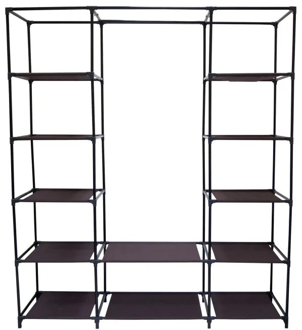 Šatníková skriňa KAJA MAXI VITTO hnedá