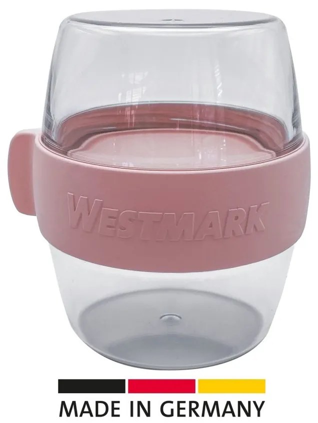 Westmark Dvojdielna dóza na desiatu MINI, 400 ml, ružová