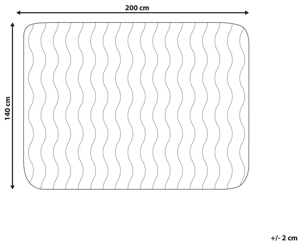 Chránič na matrac z mikrovlákna 140 x 200 cm RUEN Beliani