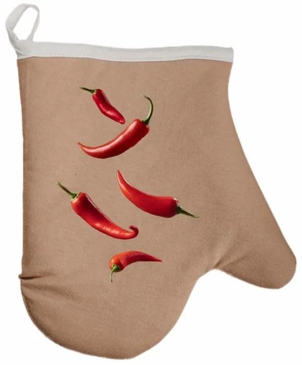Kuchynská rukavica Spicy EMI, červená