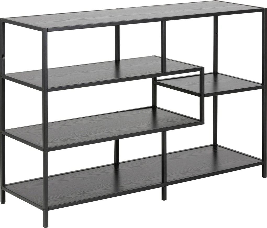 XXXLutz REGÁL, čierna, oceľ, 114,0/78,0/35,0 cm Dieter Knoll - Online Only drobný nábytok - 001749018626