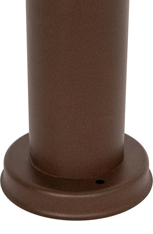 Stožiar vonkajšieho svietidla hrdzavohnedý s opálom 45 cm IP44 - Rox