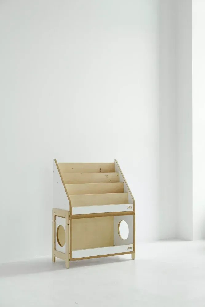 Montessori nábytok knižnica pre deti - modulárny nábytok