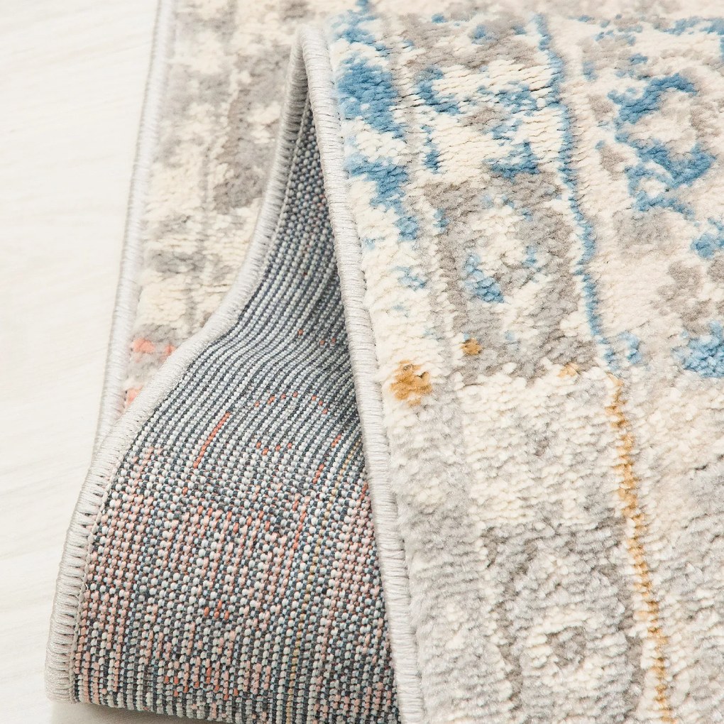 TA Koberec G549F BIELA/LOSOSOVÁ IDAHO HIK Rozmer: 80x150 cm