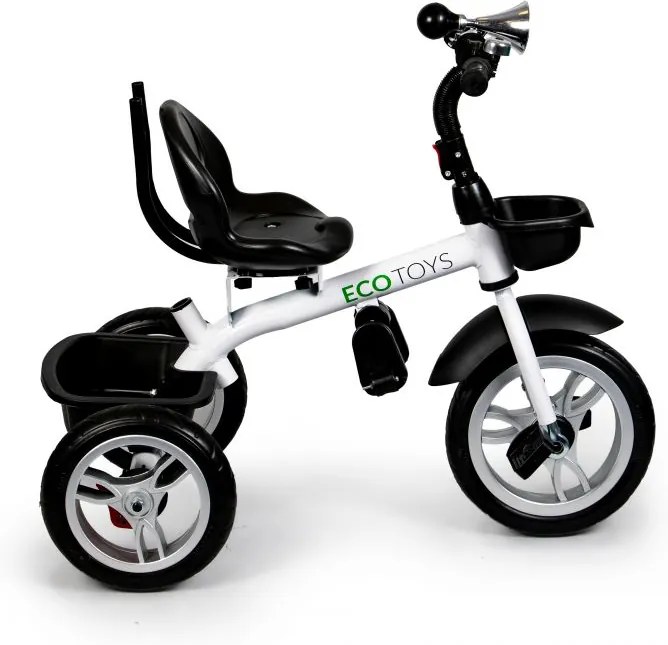 ECOTOYS Detská trojkolka s rotačným sedadlom PINKY