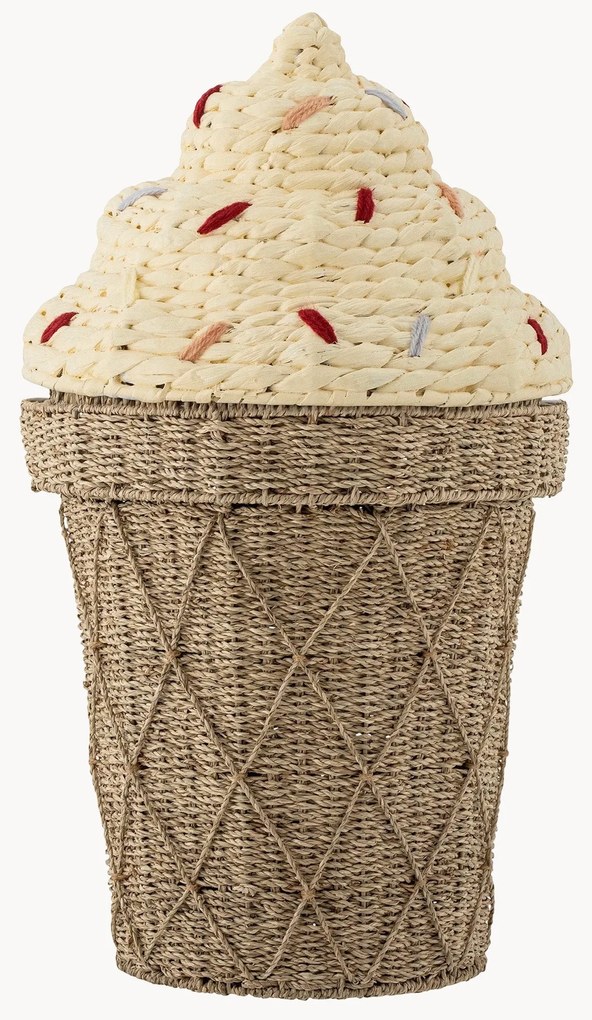 Úložný kôš s vrchnákom Cillie