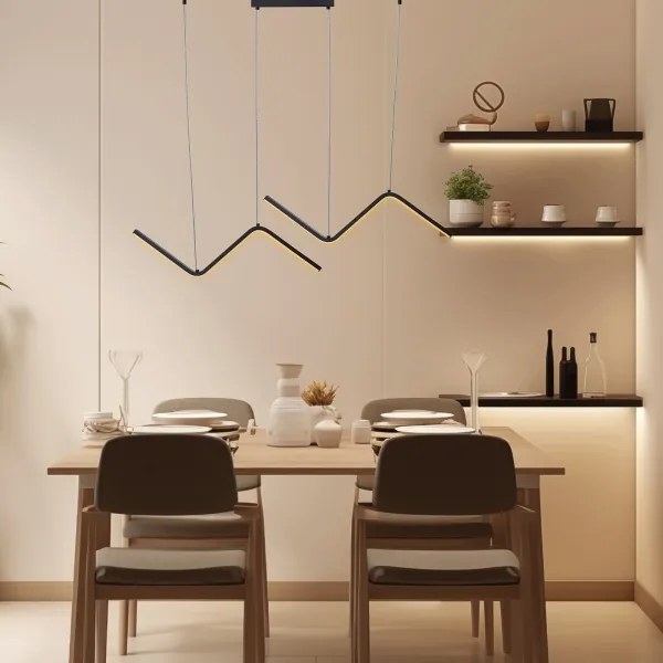 Aigostar - LED Luster na lanku LED/23W/230V 2700K