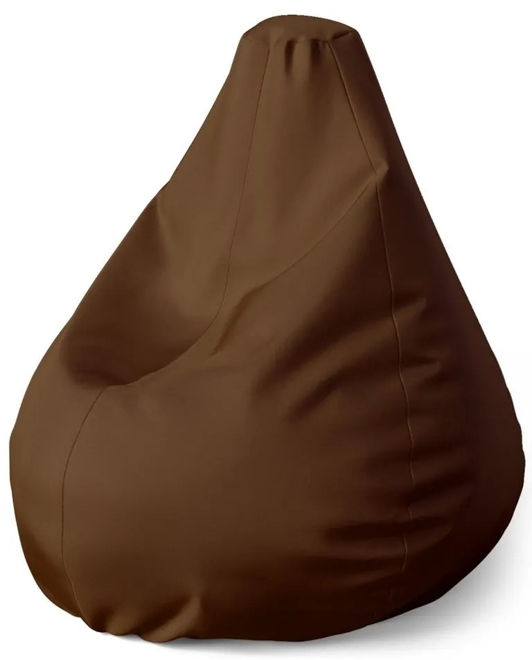 Sedací vak Pear čokoládovohnedá, hnedá