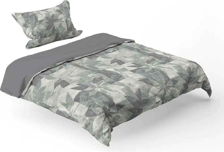 HOME ELEMENTS Mikroflanelové obliečky na jednolôžko, Kvetina
