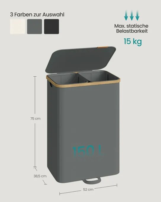 Kôš na bielizeň LCB532GN01