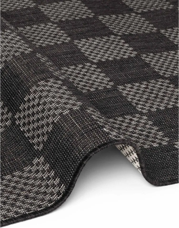 Čierny/krémovobiely vnútorný a vonkajší koberec 120x170 cm Haringey Dorothy – Ted Baker