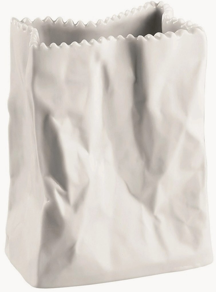Porcelánová váza Paper Bag, V 10 cm