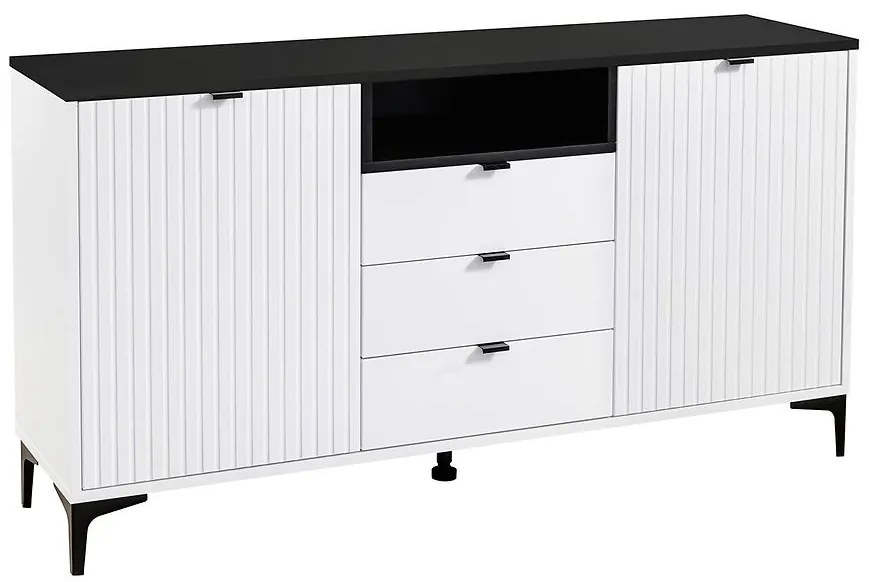 Komoda Fabio 2D3S doska čierna