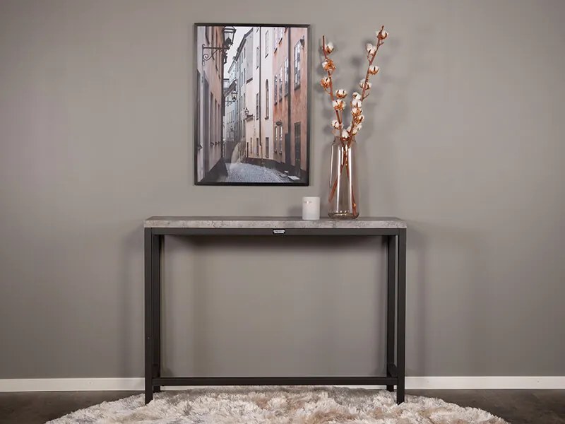 Rise konzolový stolík čierna/sivá 110x30