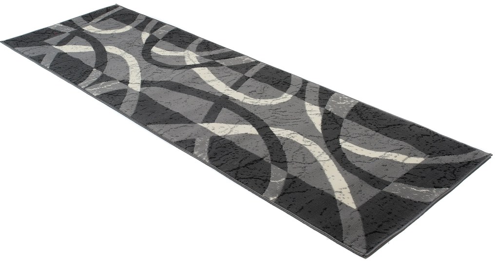 Koberec 3707A DARK GRAY CHEAP PP CRM Veľkosť: 60x100cm
