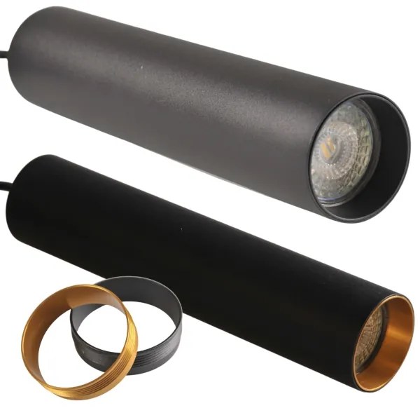 Luster na lanku do lištového systému MARIBEL 3xGU10/10W/230V + 1 m lištový systém