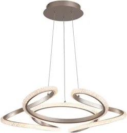 Searchlight 66110CP - LED stmievateľný luster na lanku DOODLE LED/40W/230V mosadz