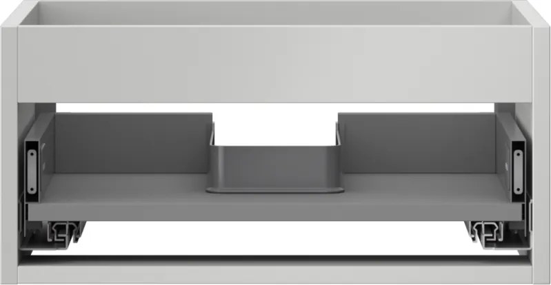 Mexen Box-A, závesná skrinka 50 cm, 1 zásuvka, sivá matná, 91AX0-0500-235-1-62