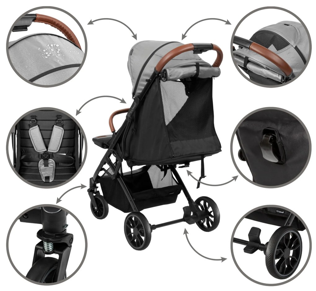 Kidwell Kočík COLMER Jet Grey