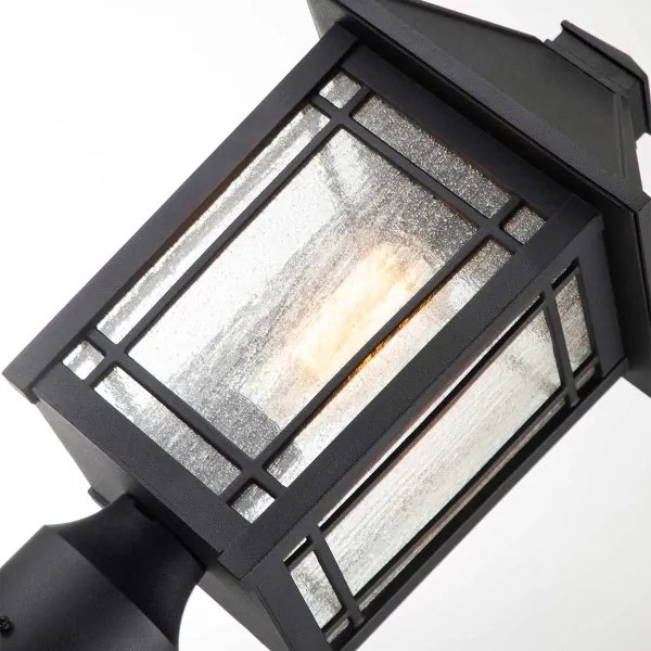 Quoizel QZ-CEDAR-POINT3-M-BK - Vonkajšia lampa CEDAR POINT 1xE27/60W/230V IP44