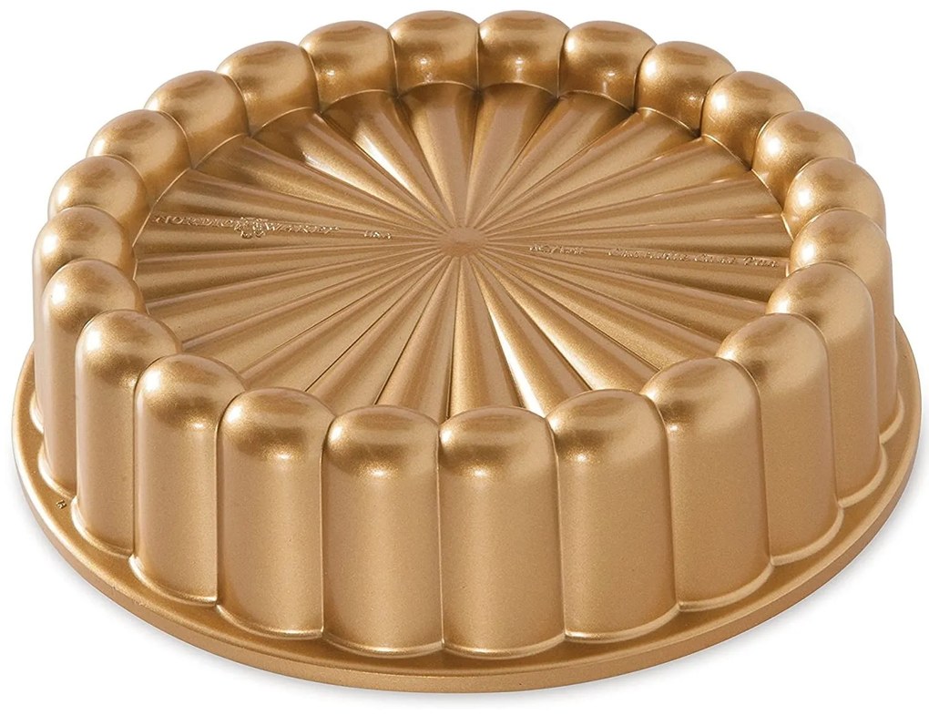 Nordic Ware Hliníková forma na tortu Charlotte Gold