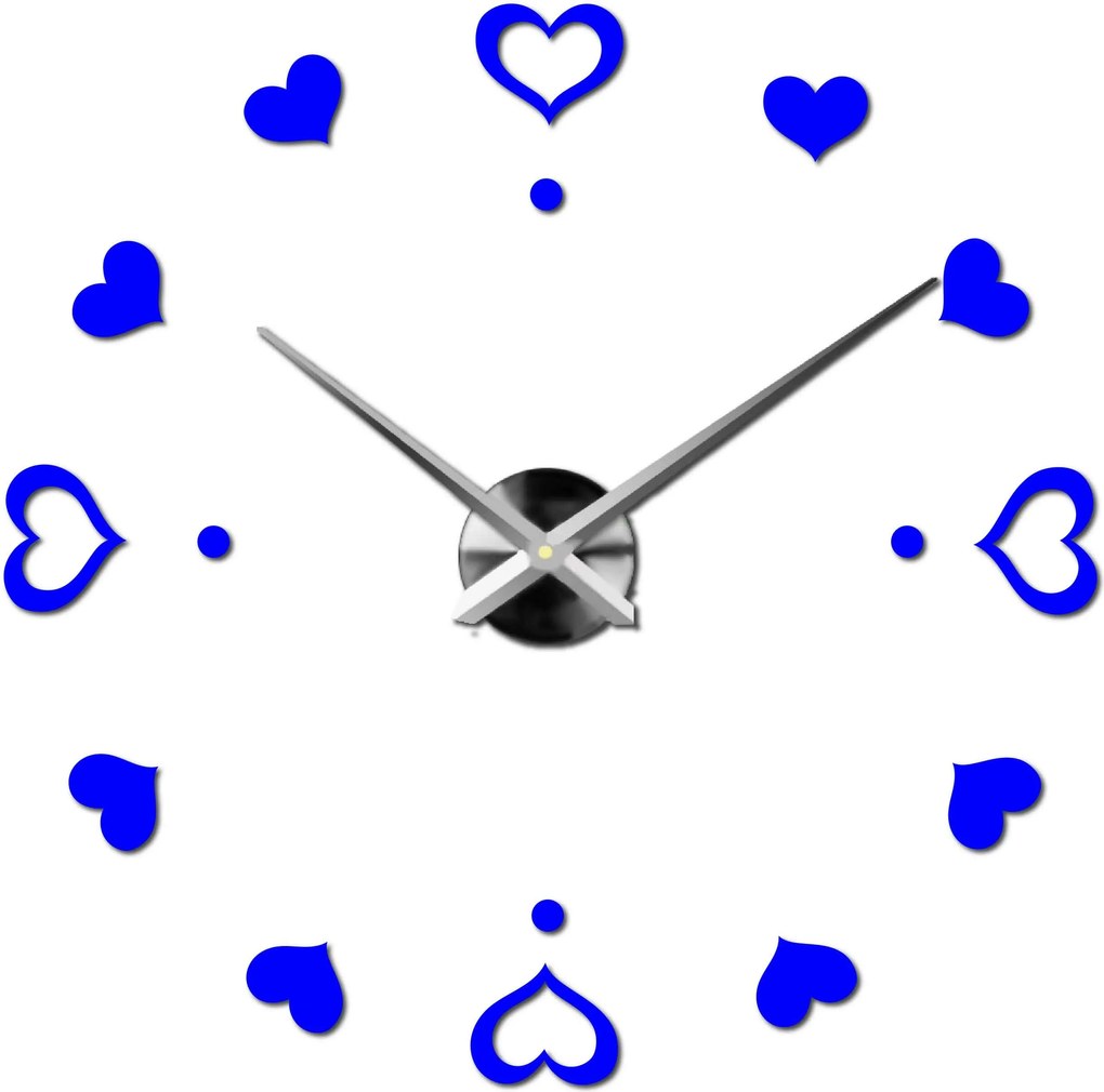SENTOP | Nástenné hodiny ako obraz moderné hodiny vyrobené z plastu 12S046-S-Wall clock HEU- analógové